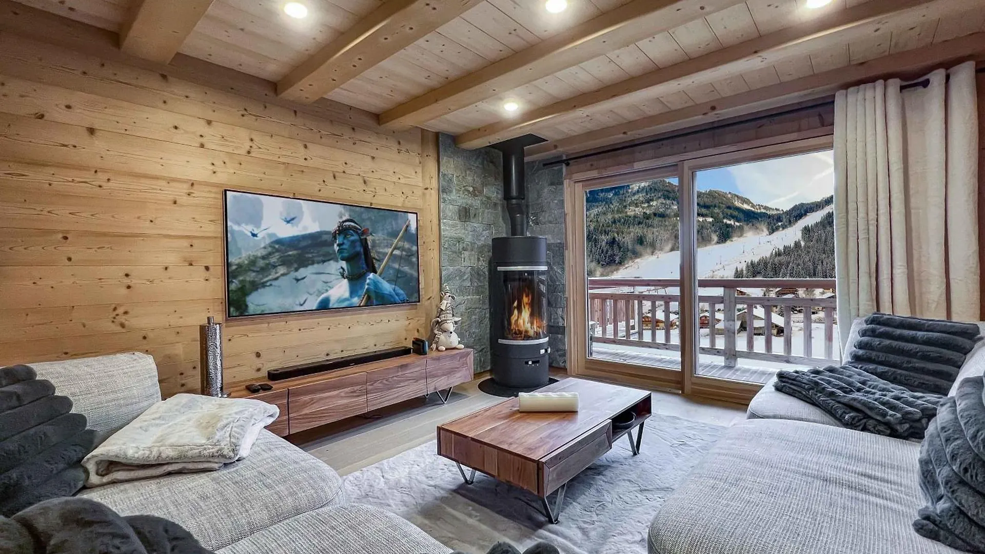 Chalet Mitoyen Neuf 10 Pers Face Au Linga Chatel France