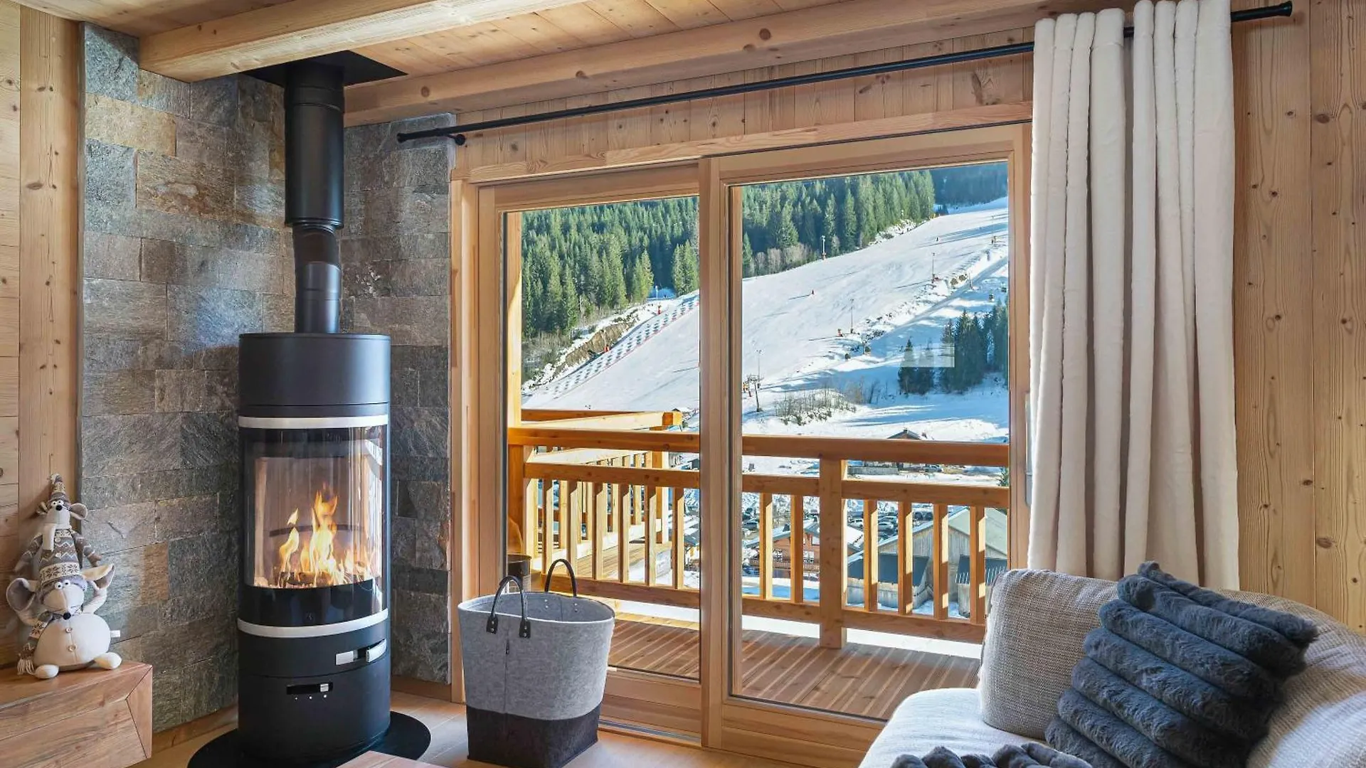 Apartment Chalet Mitoyen Neuf 10 Pers Face Au Linga Chatel France