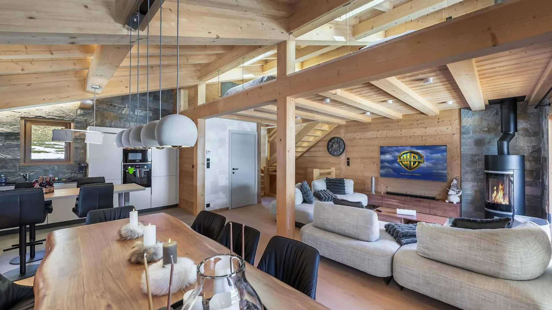 Chalet Mitoyen Neuf 10 Pers Face Au Linga Шатель Апартаменты