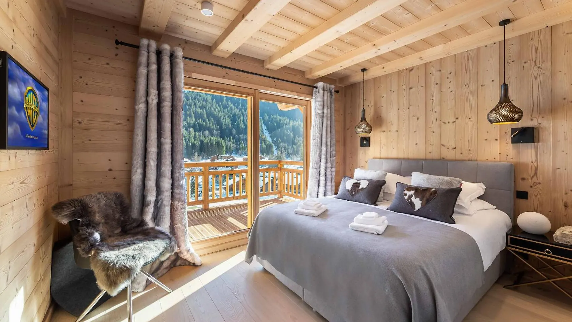Апартаменты Chalet Mitoyen Neuf 10 Pers Face Au Linga Шатель