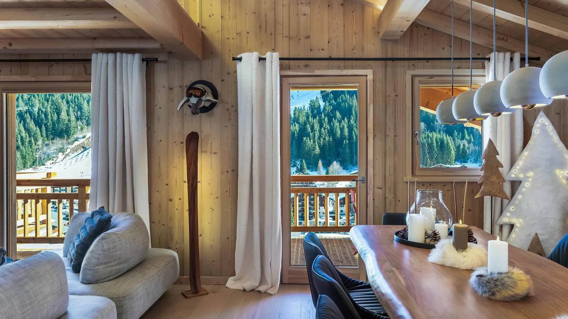 Апартаменты Chalet Mitoyen Neuf 10 Pers Face Au Linga Шатель
