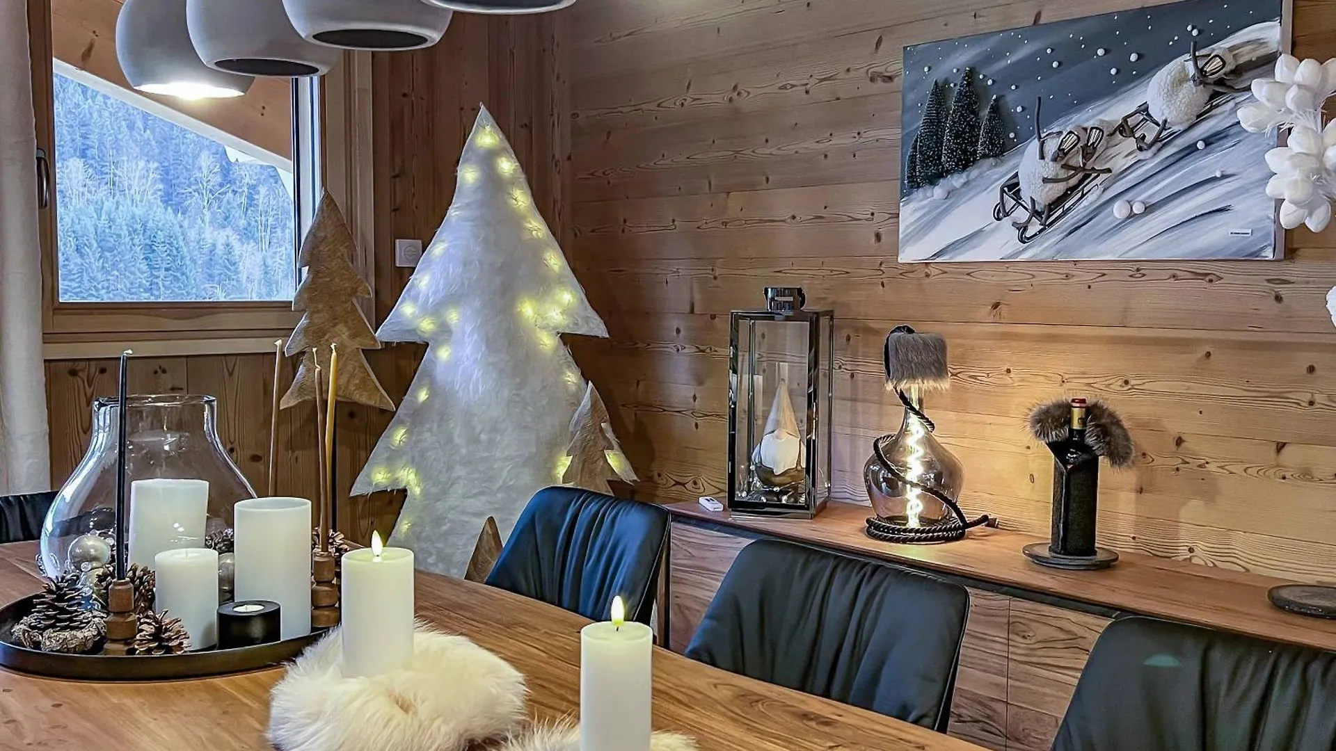Апартаменты Chalet Mitoyen Neuf 10 Pers Face Au Linga Шатель Франция