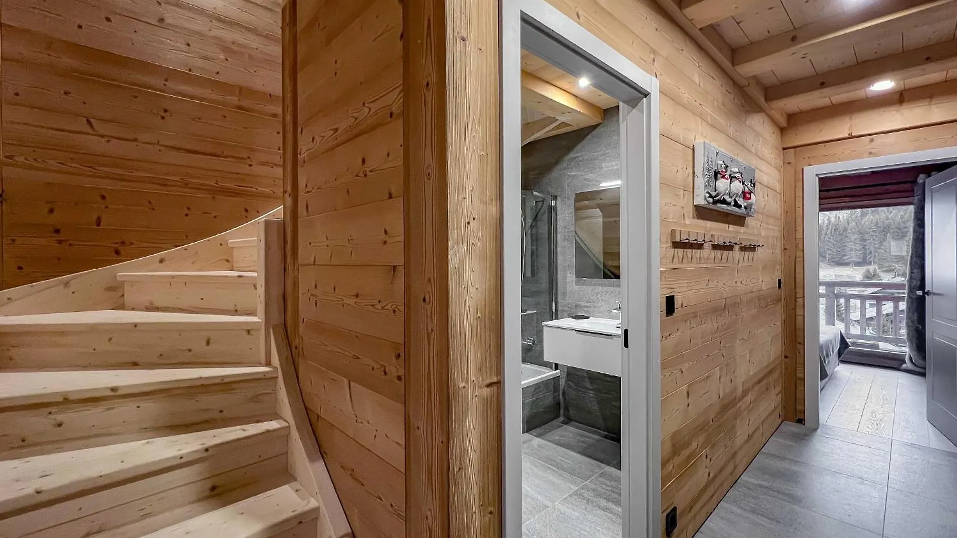 Chalet Mitoyen Neuf 10 Pers Face Au Linga Шатель Франция