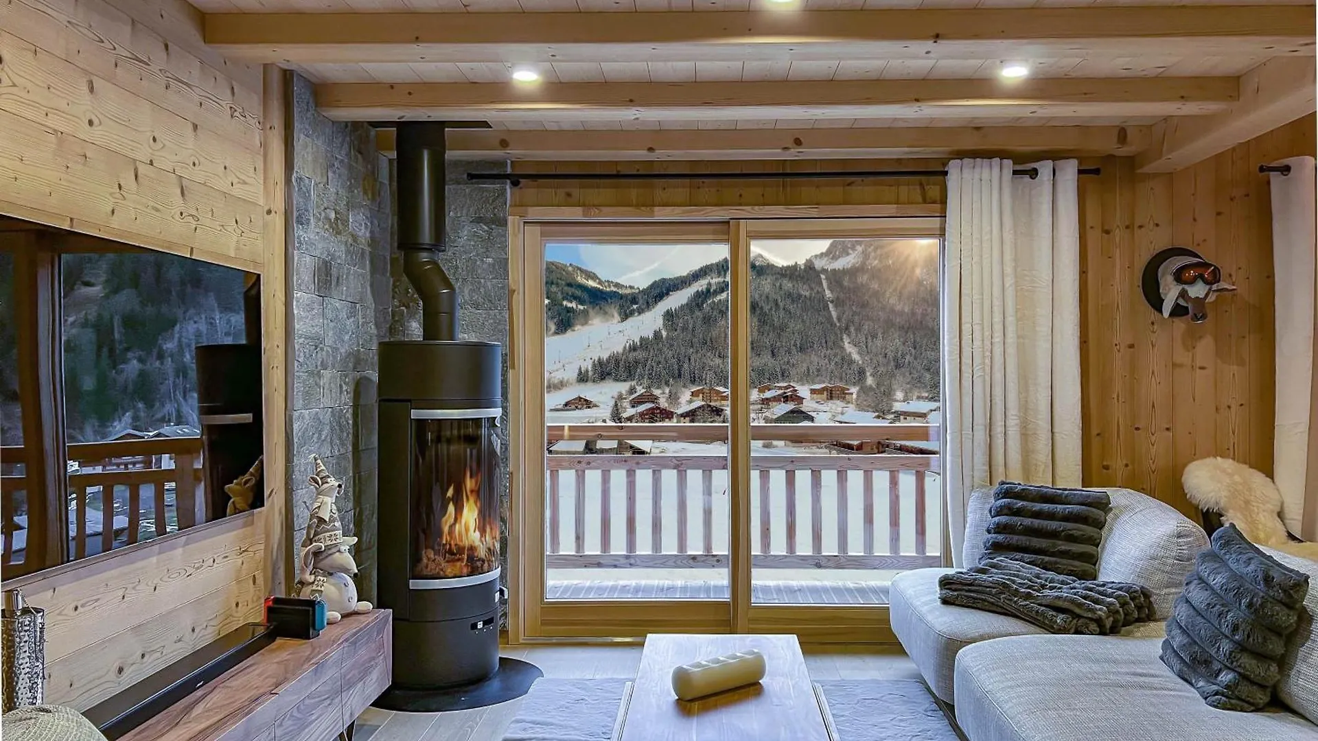 Chalet Mitoyen Neuf 10 Pers Face Au Linga Шатель